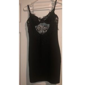 Little black lace dress